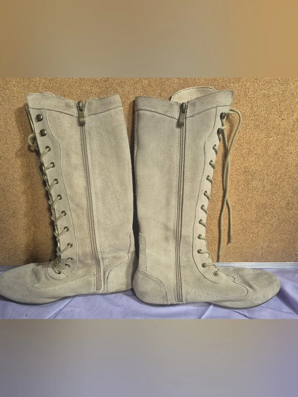Aelin Leather Boot in Distressed Tan